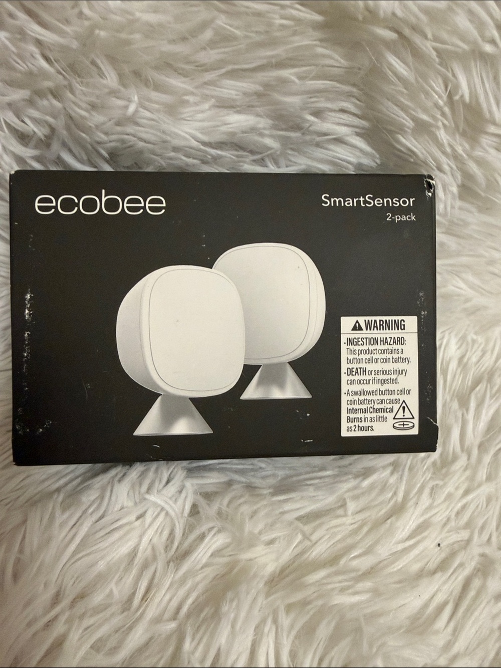 ecobee SmartSensor 2-Pack – White Remote Temperature & Occupancy Sensors